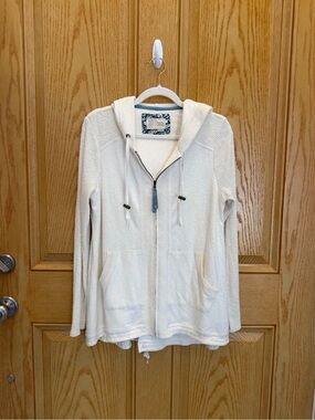 Saturday Sunday by Anthropologie zippered hoodie cardigan women’s size medium